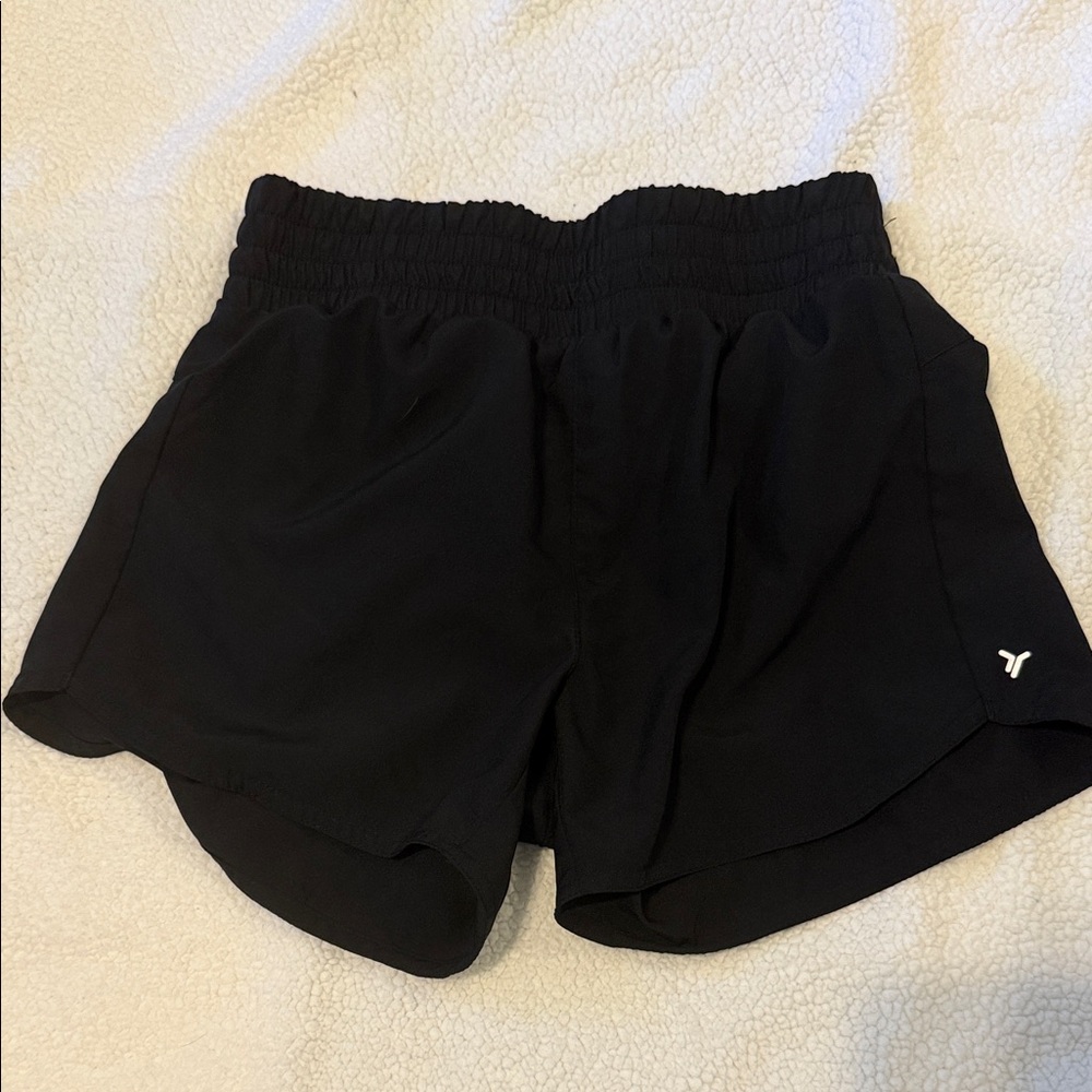 Old Navy Black Kids Athletic Shorts with Elastic Waist